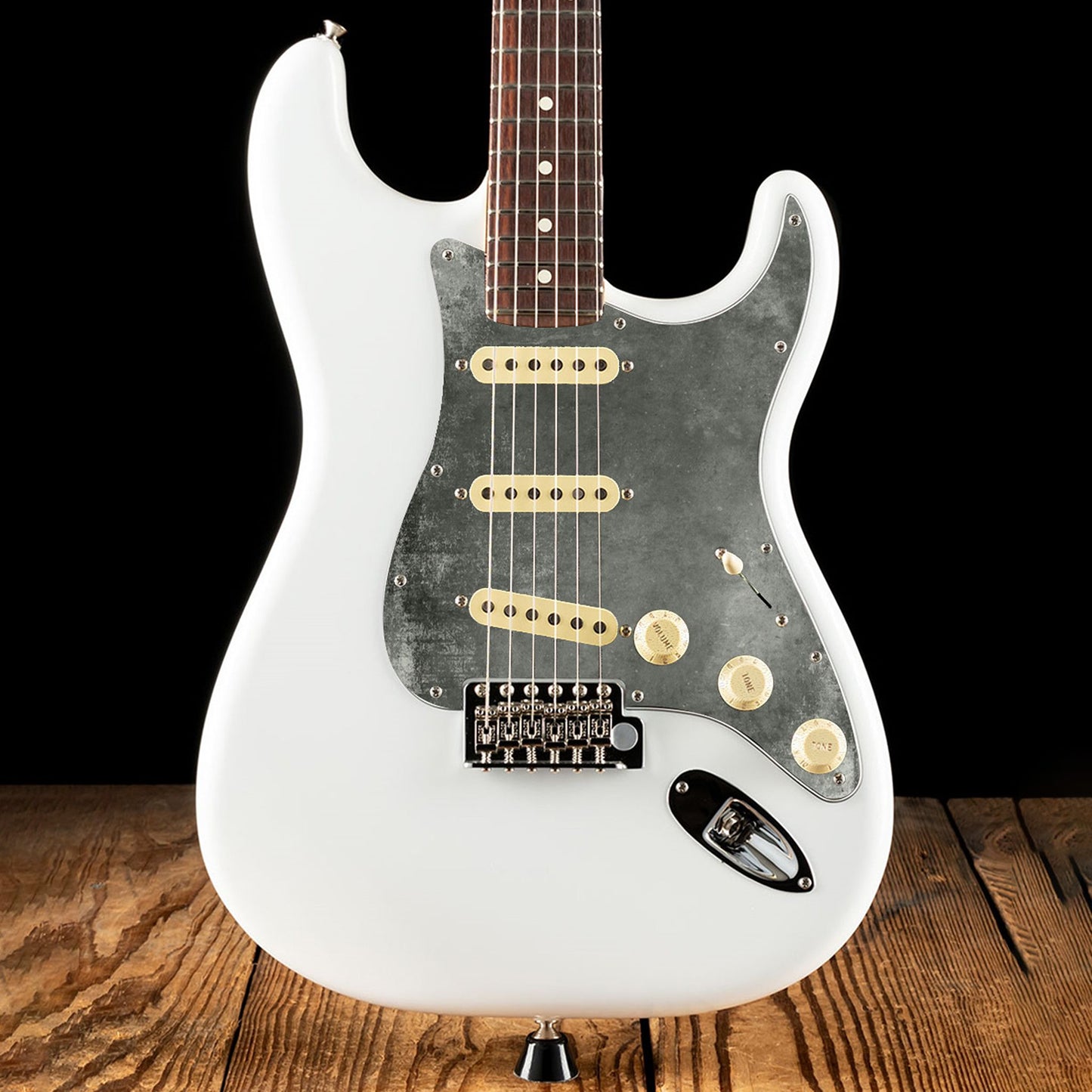 Fender Stratocaster Gitárkoptató - Egyedi Stratocaster pickguard - Muted Tone Textures