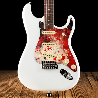 Fender Stratocaster Gitár koptató - Egyedi Stratocaster pickguard - Pollock Inspired