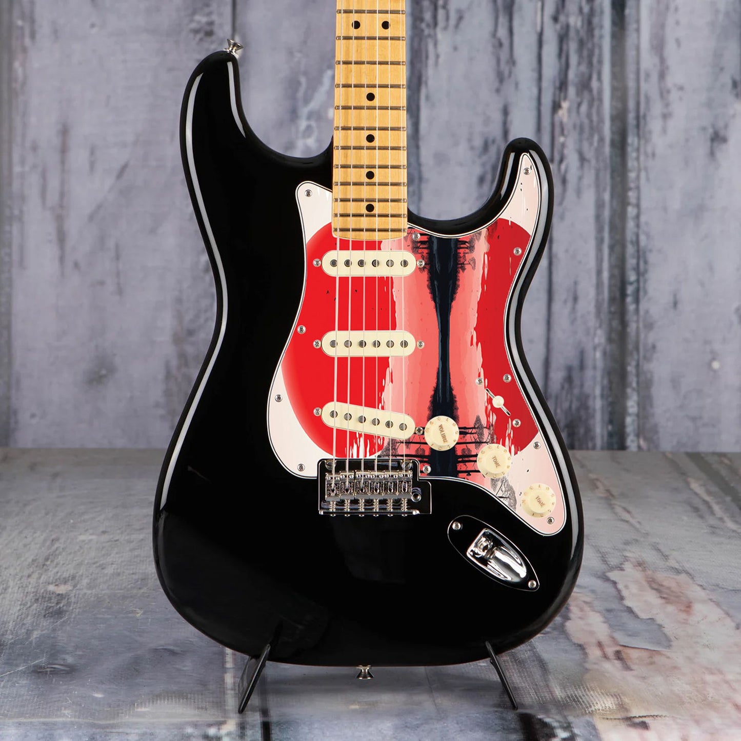 Fender Stratocaster Gitárkoptató - Egyedi Stratocaster pickguard - Japanese Art Hokusai