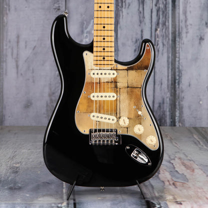 Fender Stratocaster Gitárkoptató - Egyedi Stratocaster pickguard - Golden Patchwork