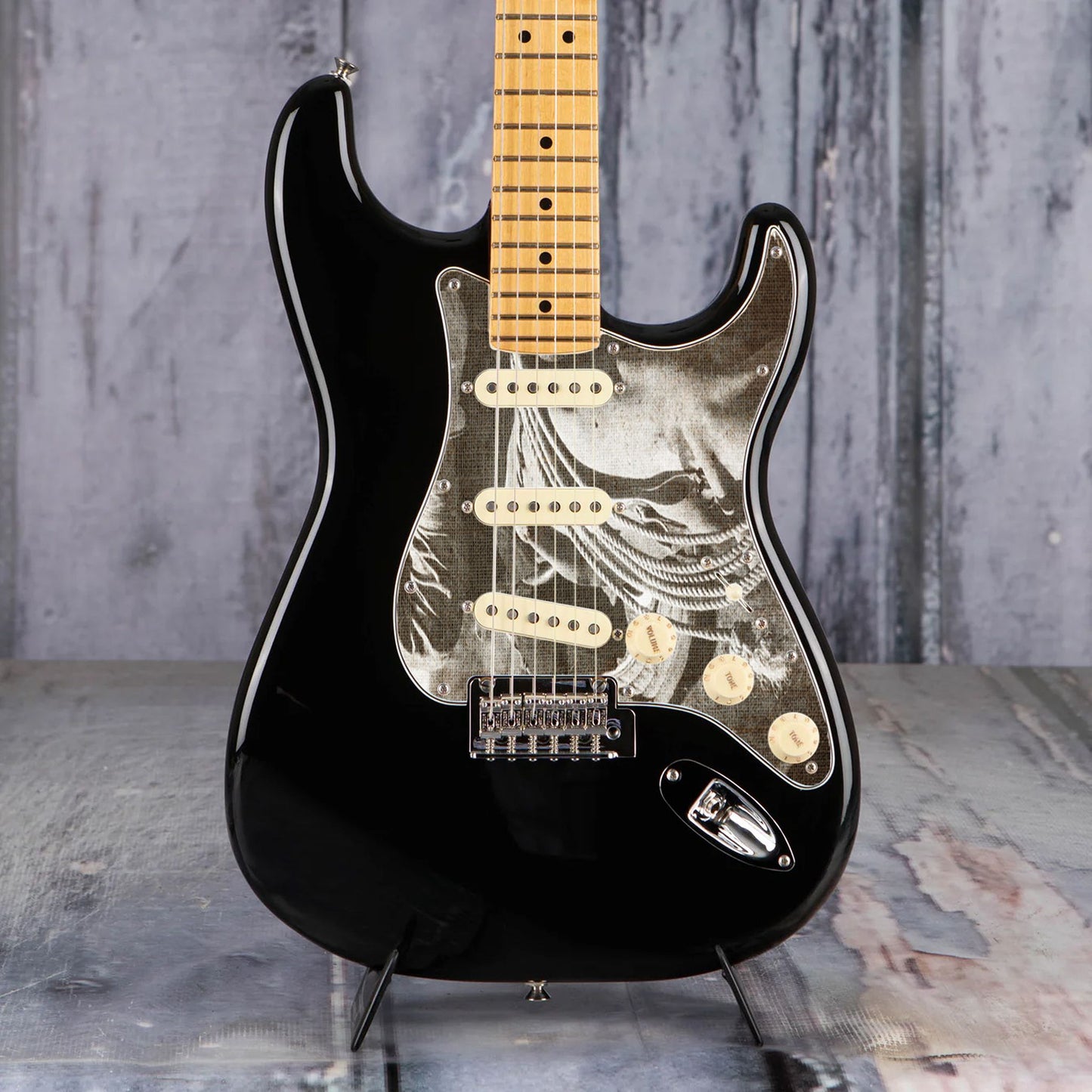 Fender Stratocaster Gitárkoptató - Egyedi Stratocaster pickguard - Textures of Texas