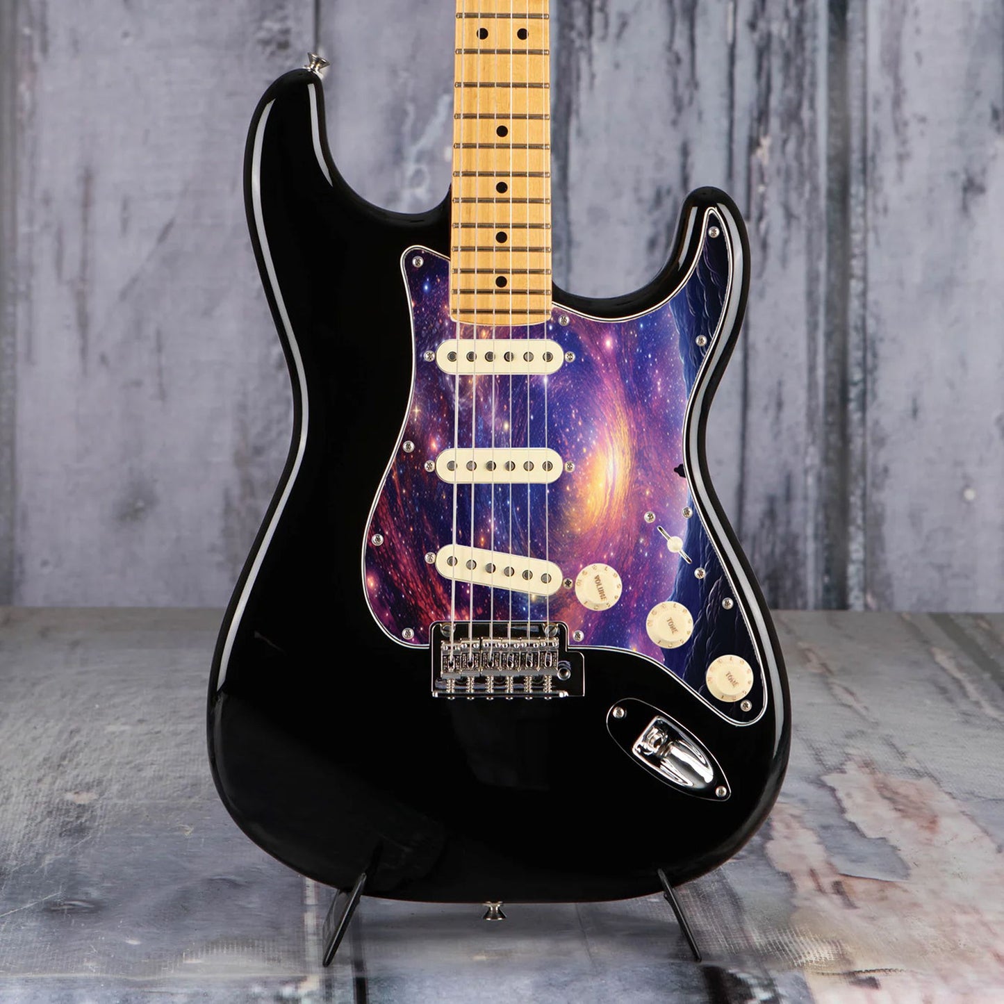 Fender Stratocaster Gitárkoptató - Egyedi Stratocaster pickguard - Starry Galaxy