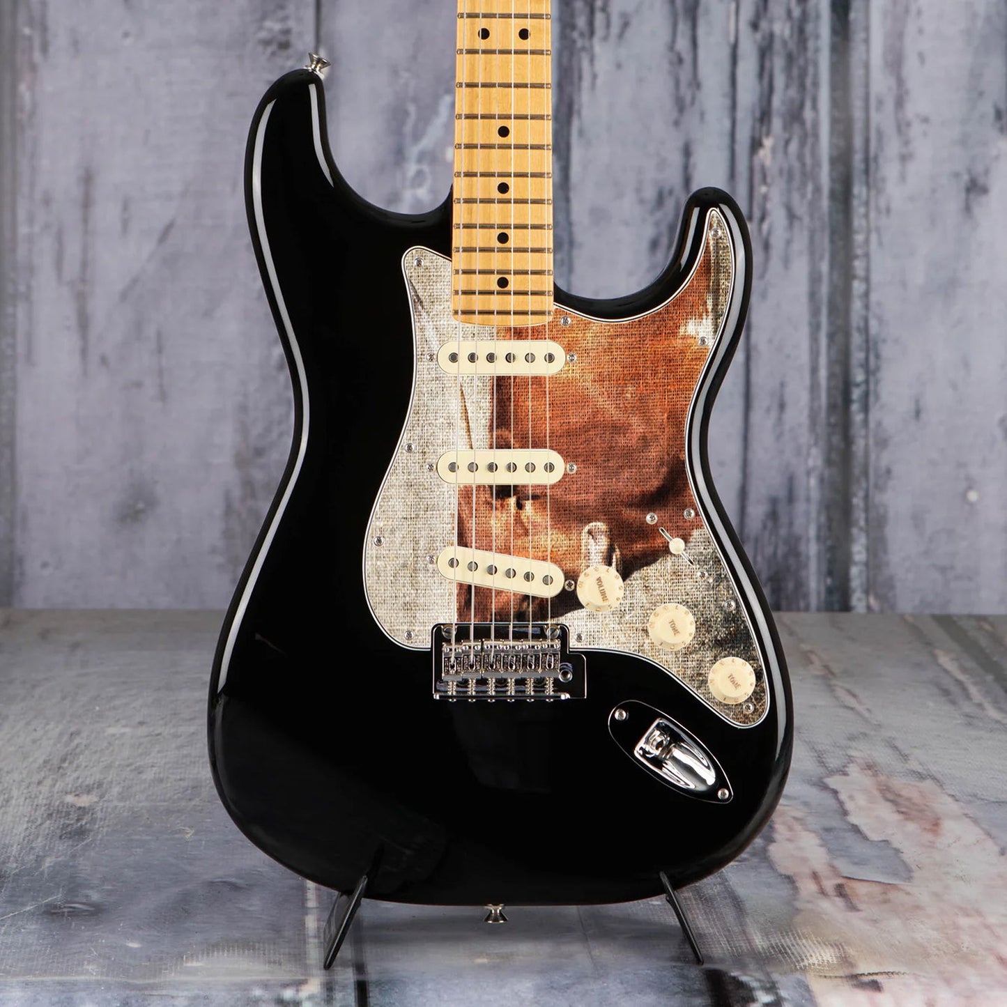 Fender Stratocaster Gitárkoptató - Egyedi Stratocaster pickguard - Textures of Texas