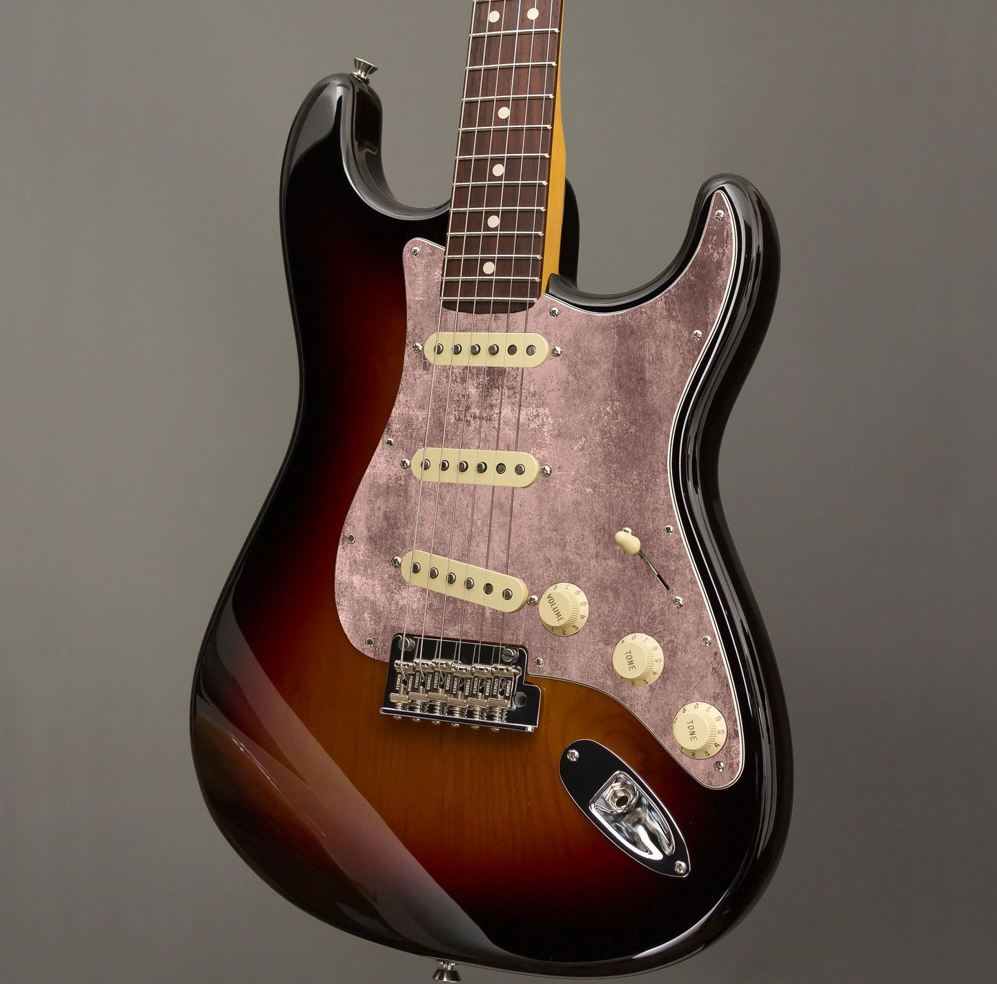 Fender Stratocaster Gitárkoptató - Egyedi Stratocaster pickguard - Muted Tone Textures