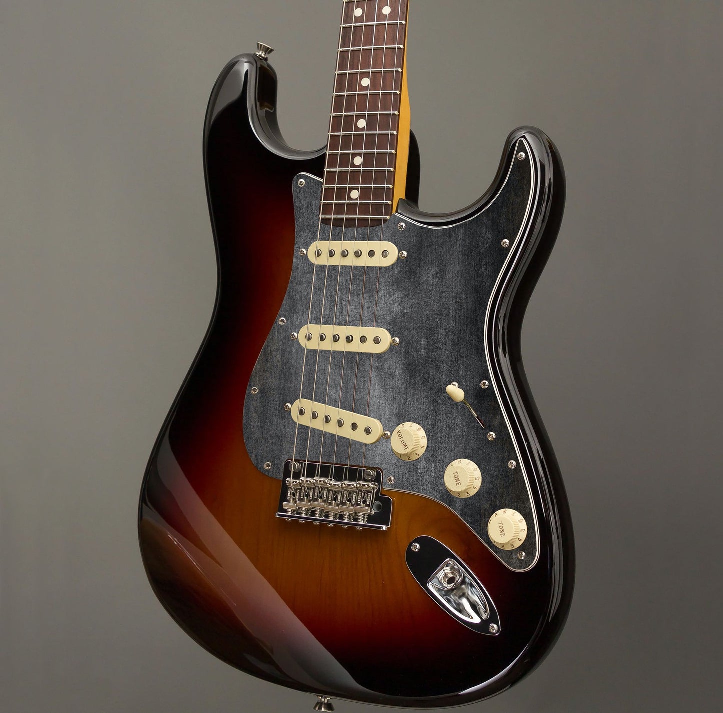 Fender Stratocaster Gitárkoptató - Egyedi Stratocaster pickguard - Jungle Mist