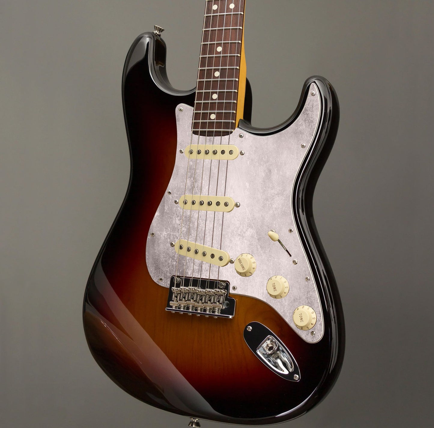 Fender Stratocaster Gitárkoptató - Egyedi Stratocaster pickguard - Muted Tone Textures