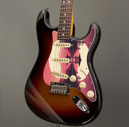 Fender Stratocaster Gitárkoptató - Egyedi Stratocaster pickguard - Japanese Art Hokusai