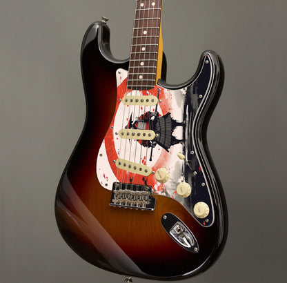 Fender Stratocaster Gitárkoptató - Egyedi Stratocaster pickguard - Japanese Art Hokusai
