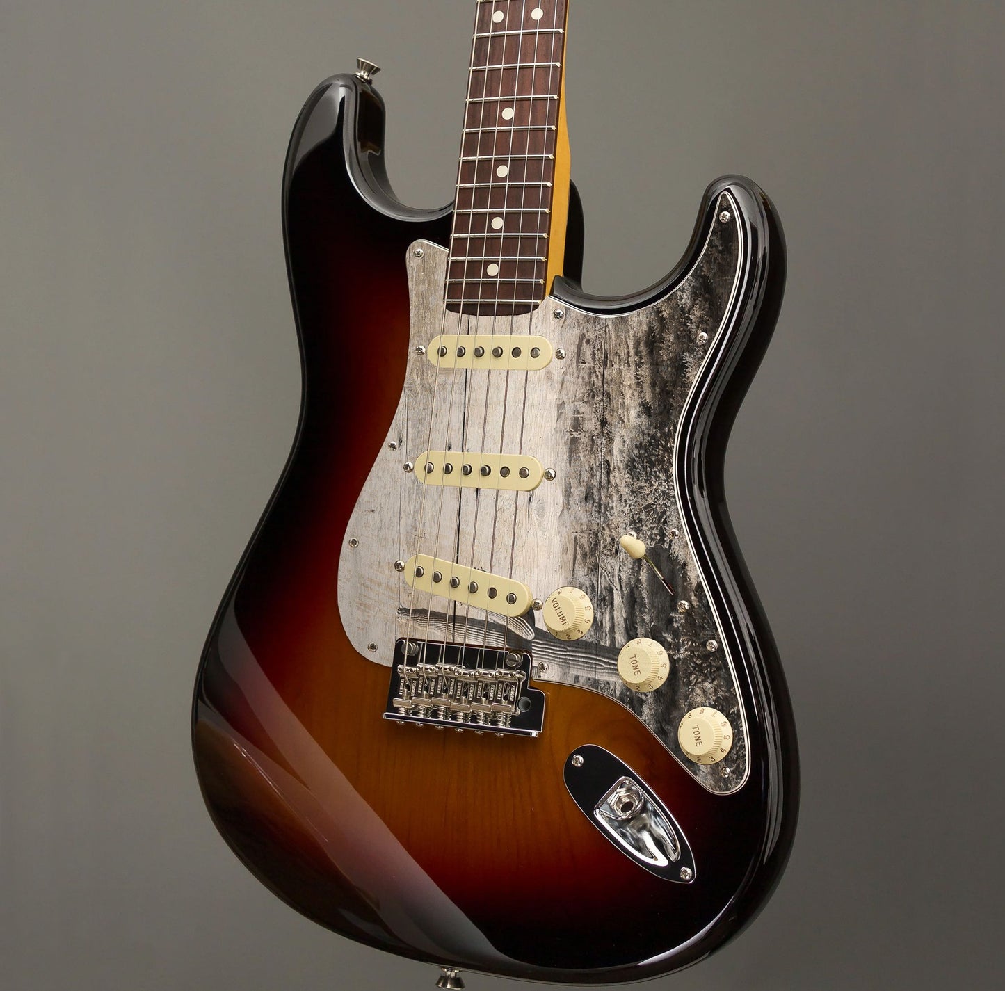 Fender Stratocaster Gitárkoptató - Egyedi Stratocaster pickguard - Textures of Texas