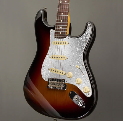 Fender Stratocaster Gitárkoptató - Egyedi Stratocaster pickguard - Silver Foil and Glitter