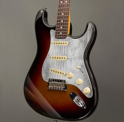 Fender Stratocaster Gitárkoptató - Egyedi Stratocaster pickguard - Jungle Mist