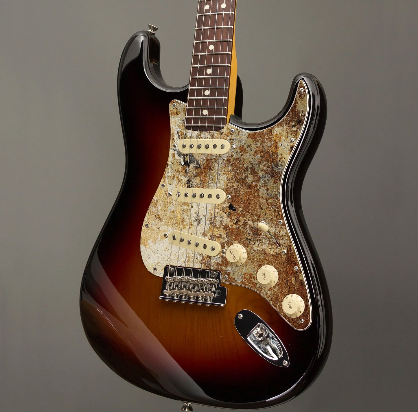 Fender Stratocaster Gitárkoptató - Egyedi Stratocaster pickguard - Textures of Texas