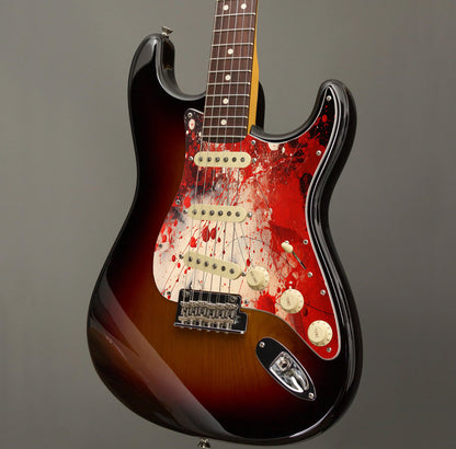 Fender Stratocaster Gitár koptató - Egyedi Stratocaster pickguard - Pollock Inspired