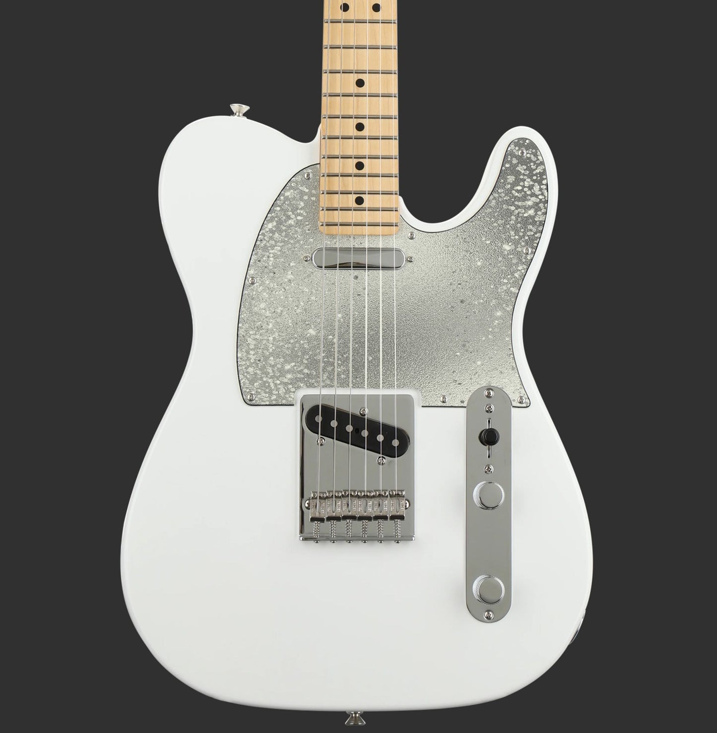 Fender Telecaster Gitár koptató - Egyedi Telecaster pickguard - Silver Foil and Glitter