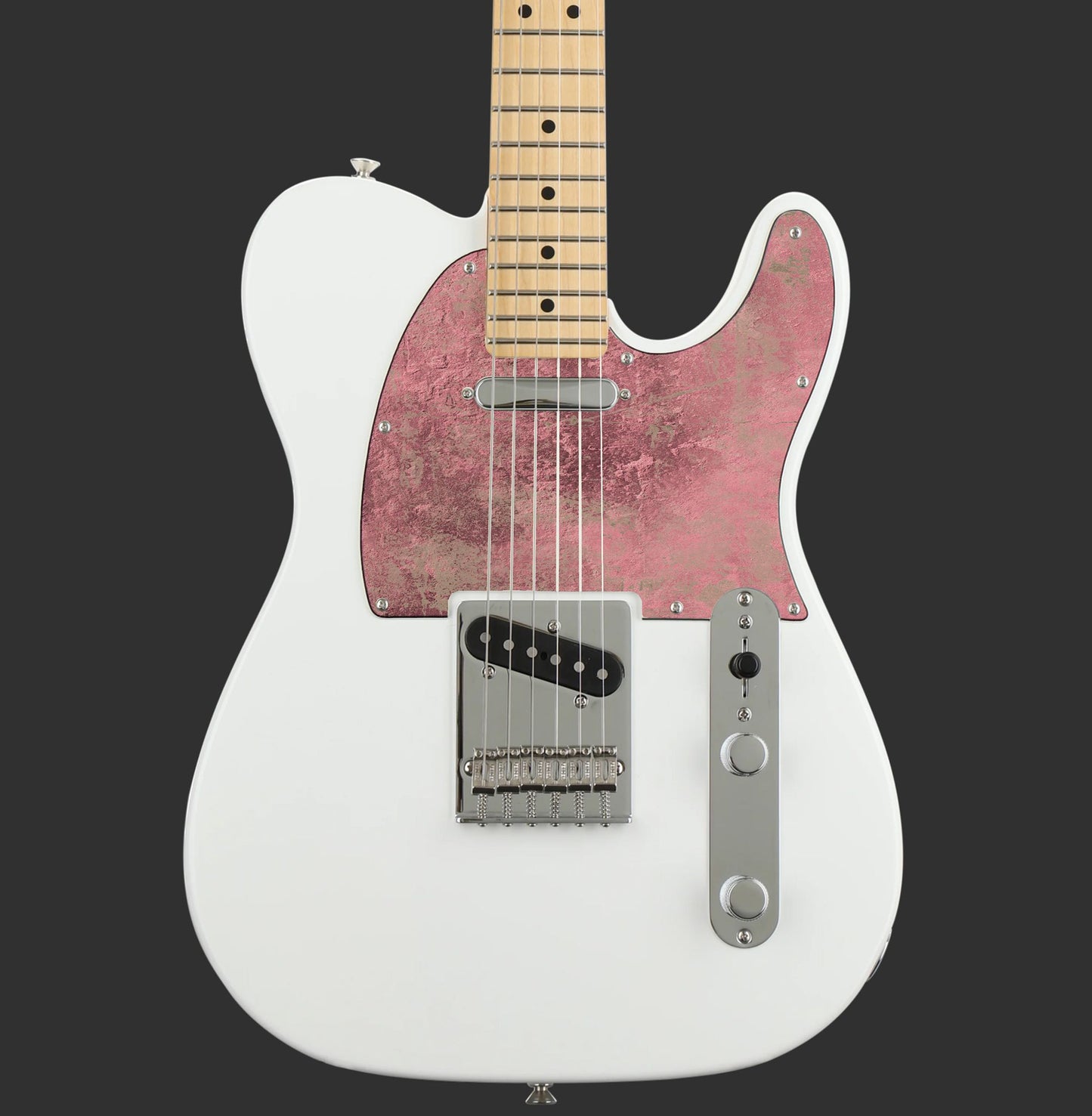 Fender Telecaster Gitár koptató - Egyedi Telecaster pickguard - Strawberry Almonds