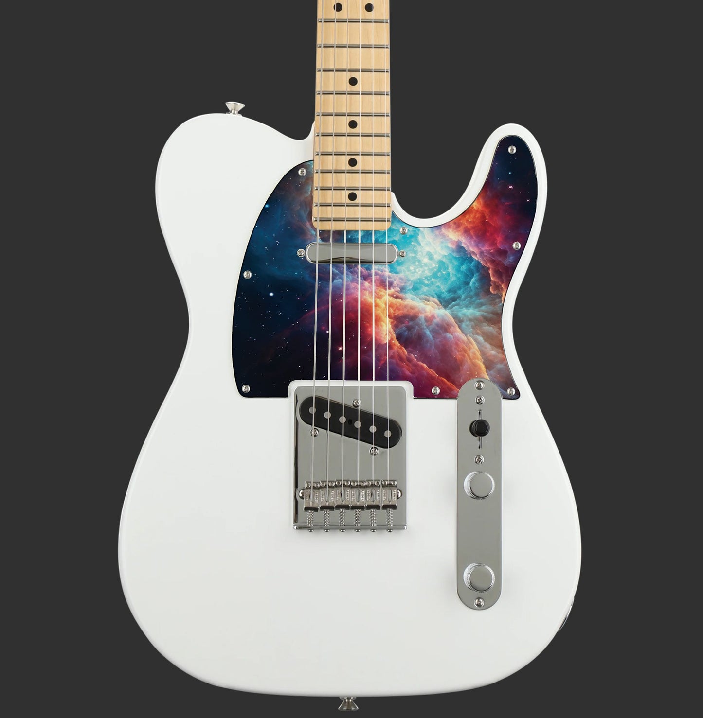 Fender Telecaster Gitár koptató - Egyedi Telecaster pickguard - Wondrous Galaxy Space