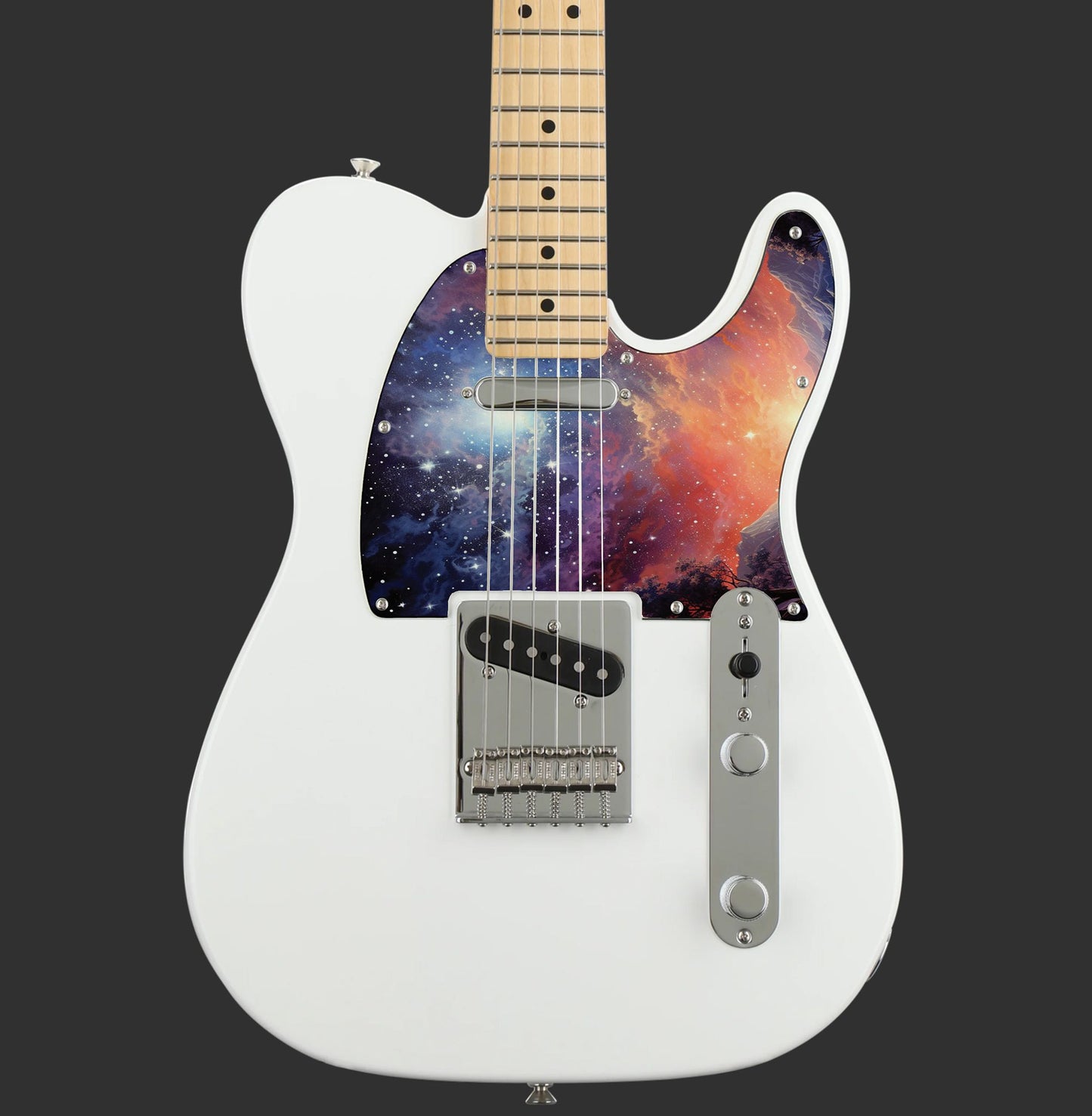 Fender Telecaster Gitár koptató - Egyedi Telecaster pickguard - Starry Galaxy