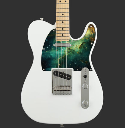 Fender Telecaster Gitár koptató - Egyedi Telecaster pickguard - Wondrous Galaxy Space