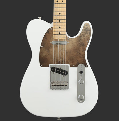 Egyedi Telecaster gitár koptató antik bronz textúrával, amely vintage és elegáns megjelenést biztosít