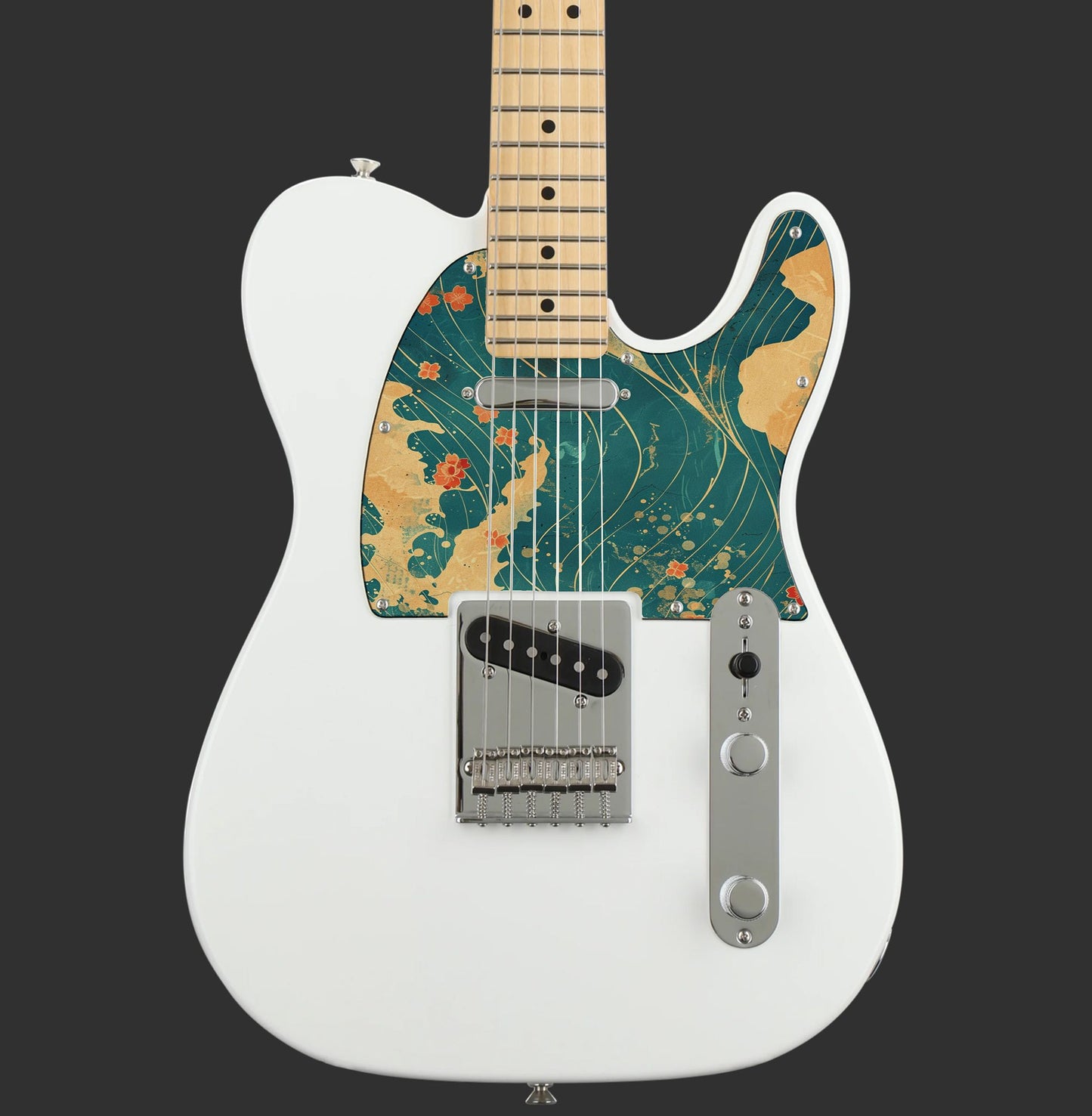 Fender Telecaster Gitárkoptató - Egyedi Telecaster pickguard - Japanese Waves