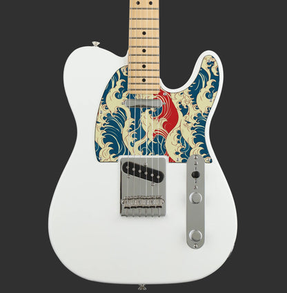Fender Telecaster Gitárkoptató - Egyedi Telecaster pickguard - Japanese Waves