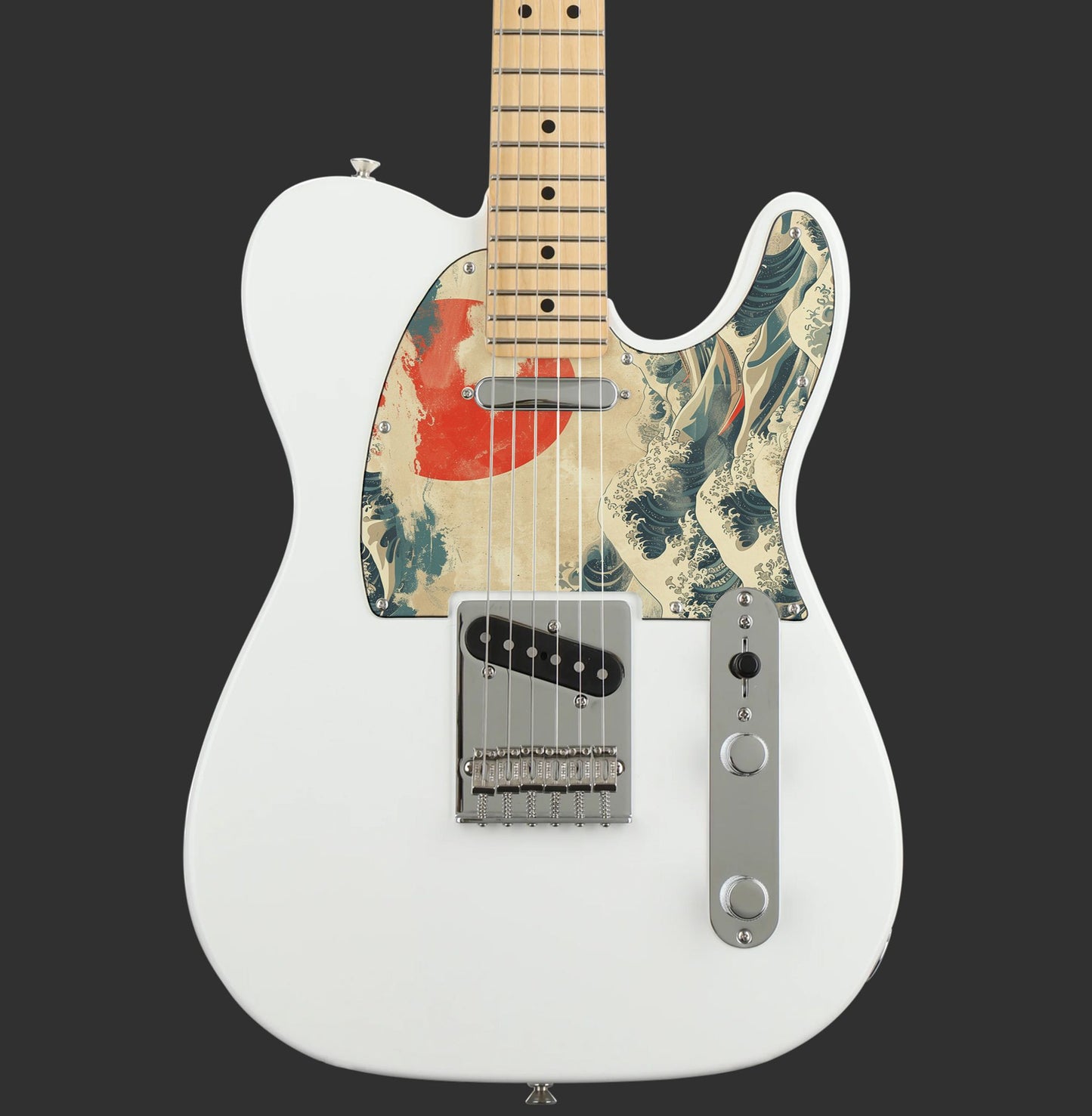 Fender Telecaster Gitárkoptató - Egyedi Telecaster pickguard - Japanese Waves