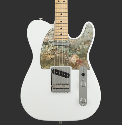Fender Telecaster Gitárkoptató - Egyedi Telecaster pickguard - Khaki Pink Palette