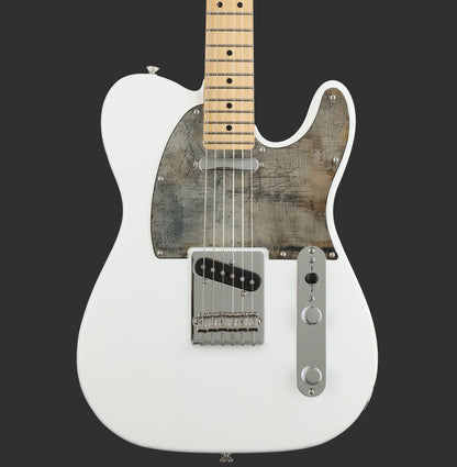 Fender Telecaster Gitár koptató - Egyedi Telecaster pickguard - Scratched Wood