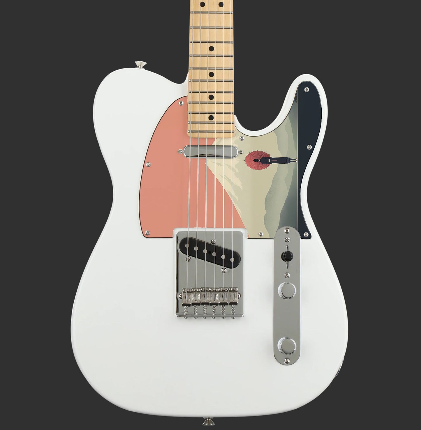 Fender Telecaster Gitárkoptató - Egyedi Telecaster pickguard - Japanese Art Hokusai