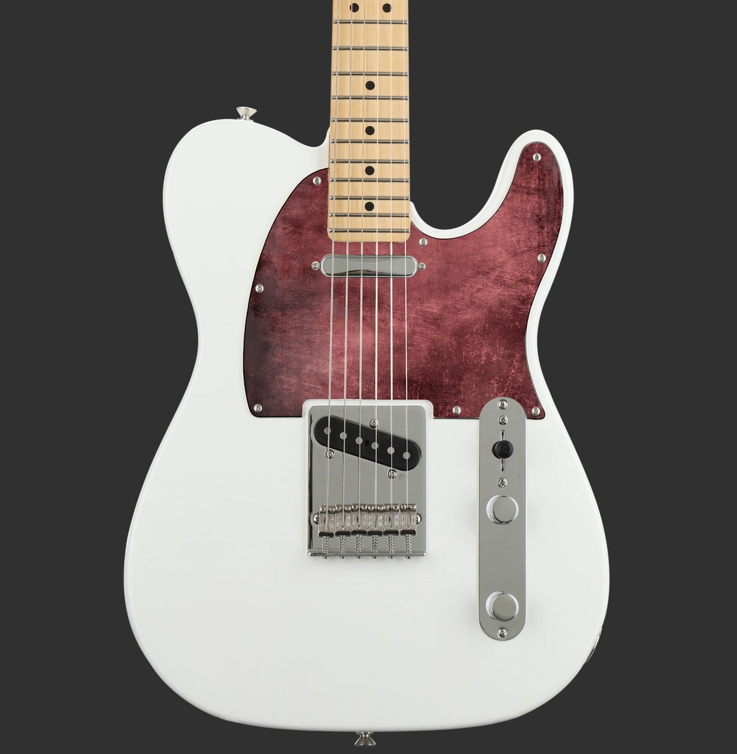 Fender Telecaster Gitárkoptató - Egyedi Telecaster pickguard - Rum and Raisin