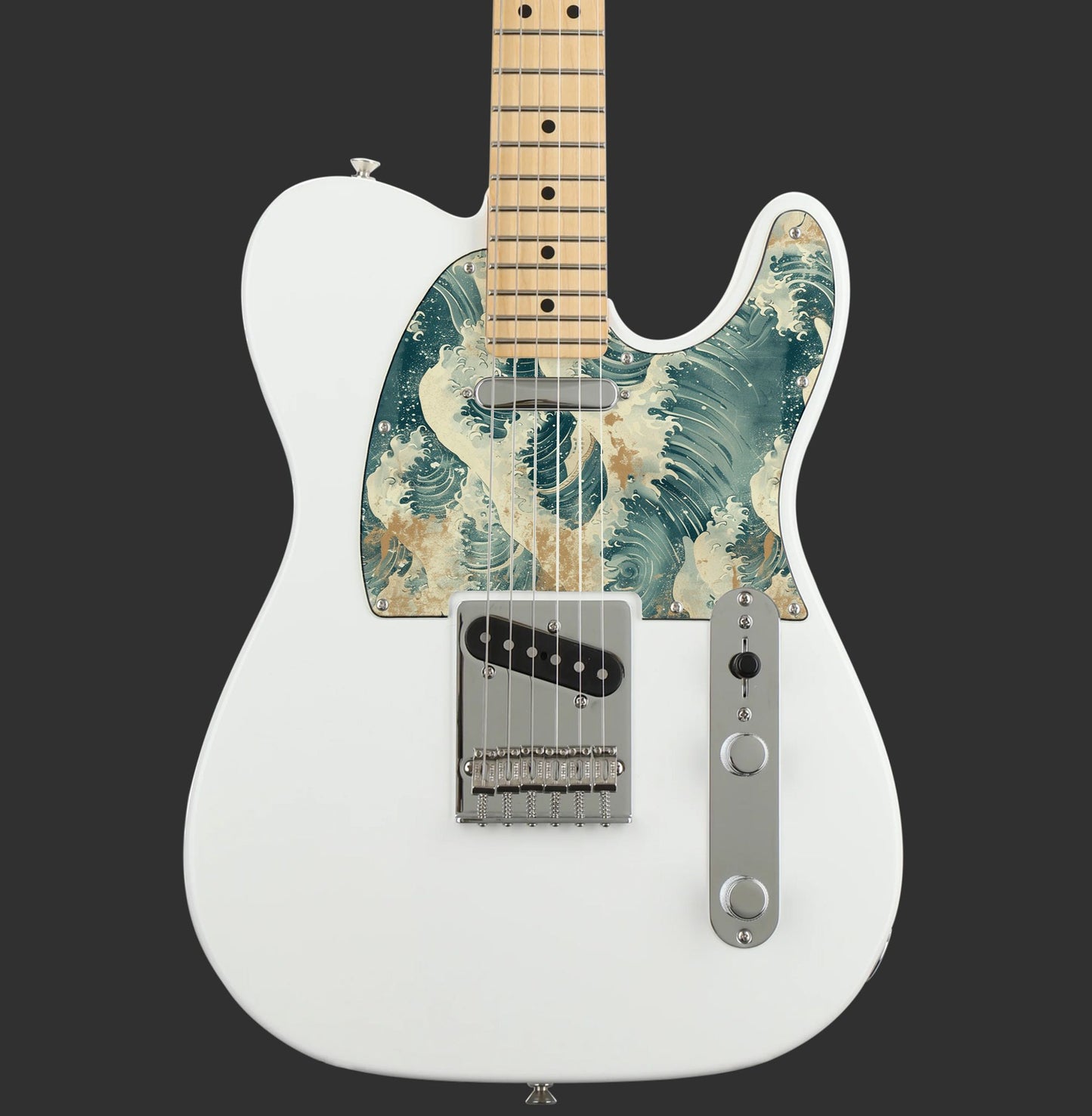 Fender Telecaster Gitárkoptató - Egyedi Telecaster pickguard - Japanese Waves