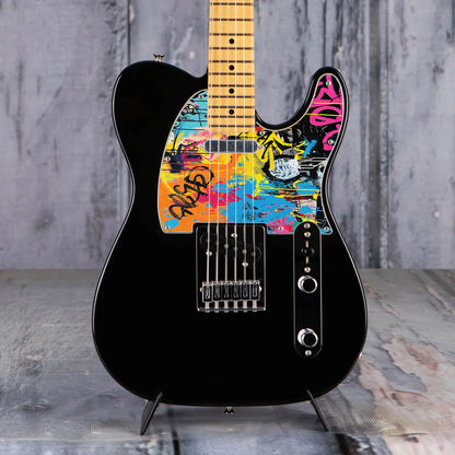 Fender Telecaster Gitárkoptató - Egyedi Telecaster pickguard - Graffiti Backdrop