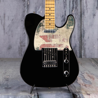 Vintage stílusú Telecaster gitárkoptató kopott számos mintával, egyedi gitárokhoz ideális.