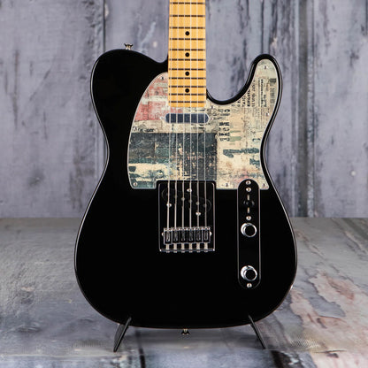 Vintage stílusú Telecaster gitárkoptató kopott számos mintával, egyedi gitárokhoz ideális.