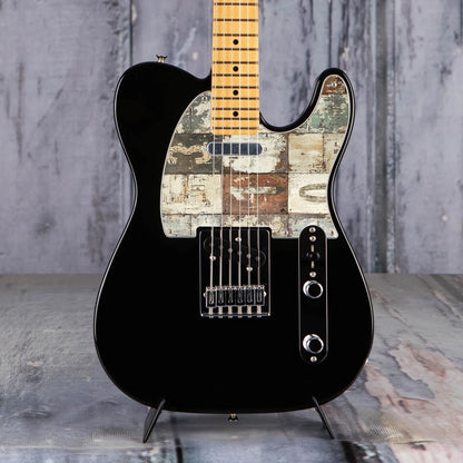 Vintage stílusú Telecaster gitárkoptató kopott számos mintával, egyedi gitárokhoz ideális.