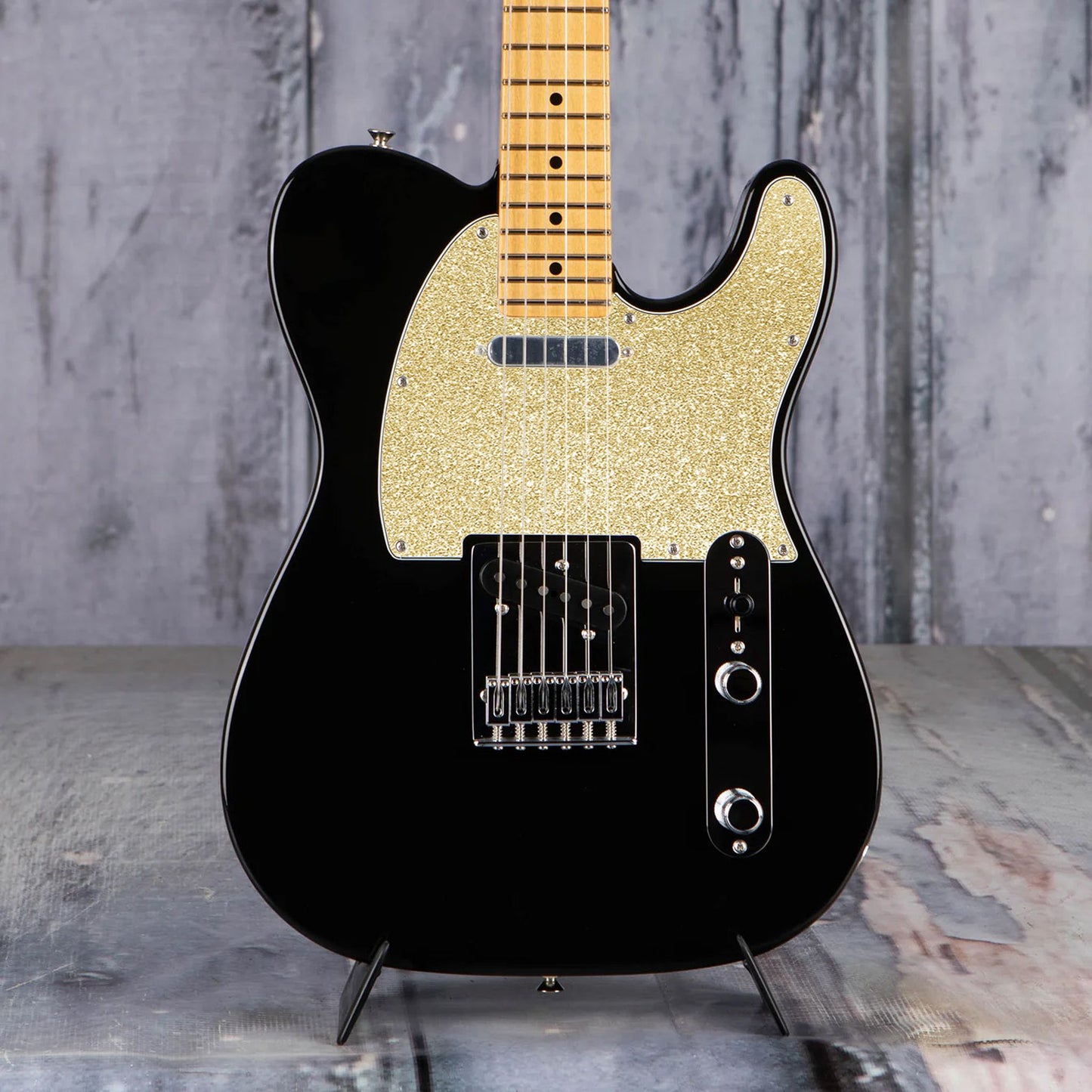Fender Telecaster Gitárkoptató - Egyedi Telecaster pickguard - New Gold Glitter