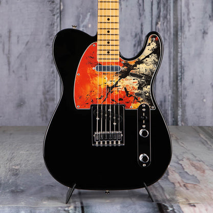 Fender Telecaster Gitár koptató - Egyedi Telecaster pickguard - Pollock Inspired