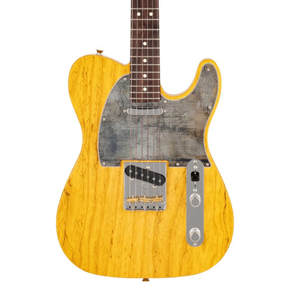 Fender Telecaster Gitár koptató - Egyedi Telecaster pickguard - Scratched Wood