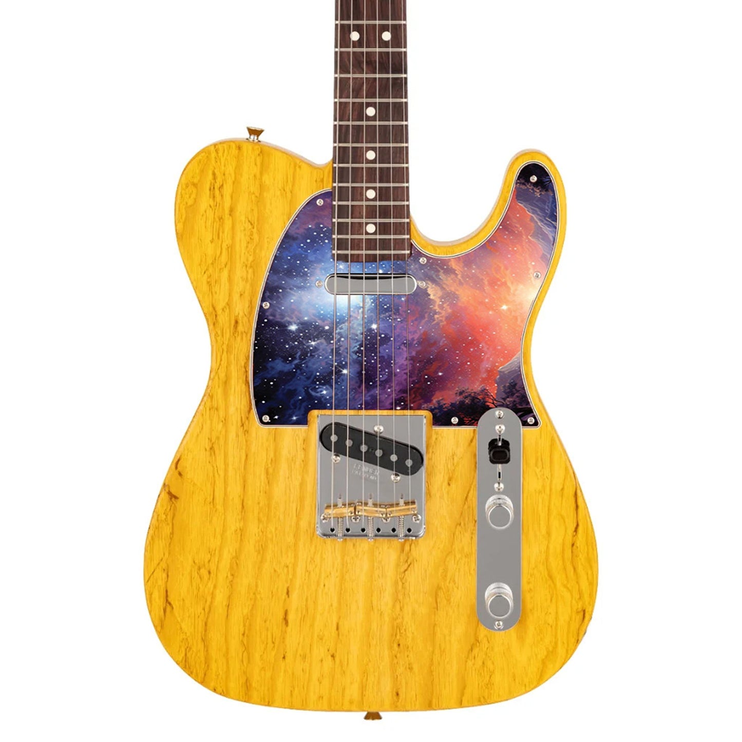 Fender Telecaster Gitár koptató - Egyedi Telecaster pickguard - Starry Galaxy