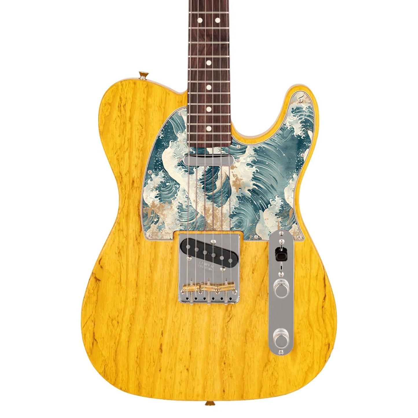 Fender Telecaster Gitárkoptató - Egyedi Telecaster pickguard - Japanese Waves