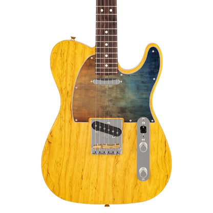 Fender Telecaster Gitárkoptató - Egyedi Telecaster pickguard - Rusted Navy Grunge