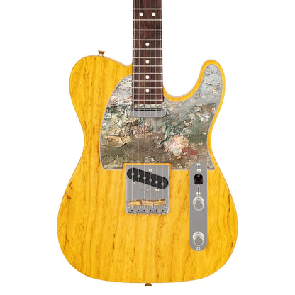 Fender Telecaster Gitárkoptató - Egyedi Telecaster pickguard - Khaki Pink Palette