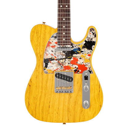 Fender Telecaster Gitár koptató - Egyedi Telecaster pickguard - Pollock Inspired