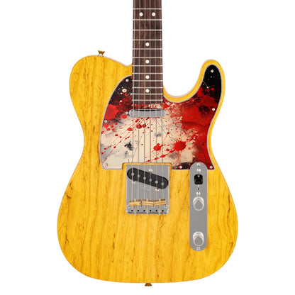 Fender Telecaster Gitár koptató - Egyedi Telecaster pickguard - Pollock Inspired
