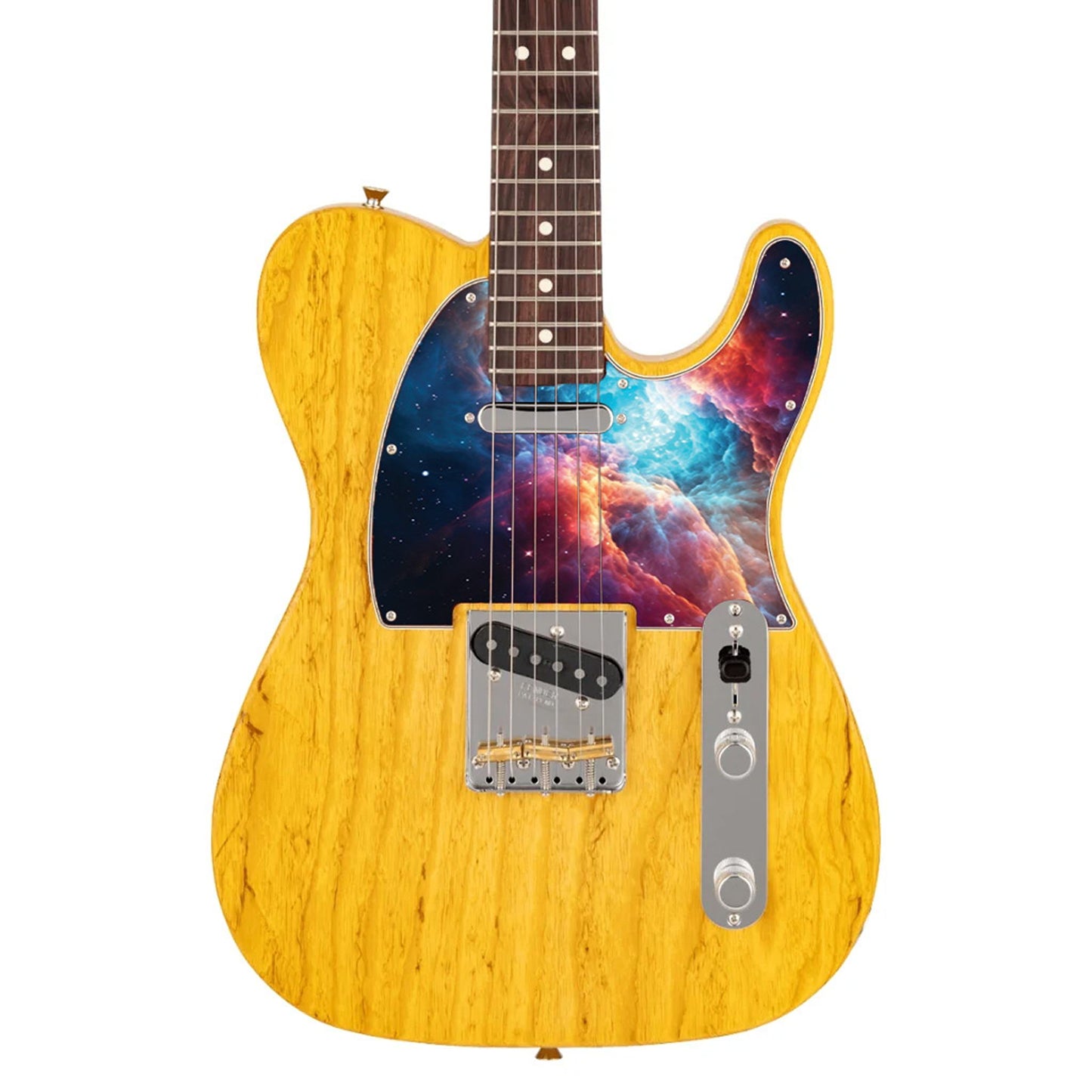 Fender Telecaster Gitár koptató - Egyedi Telecaster pickguard - Wondrous Galaxy Space