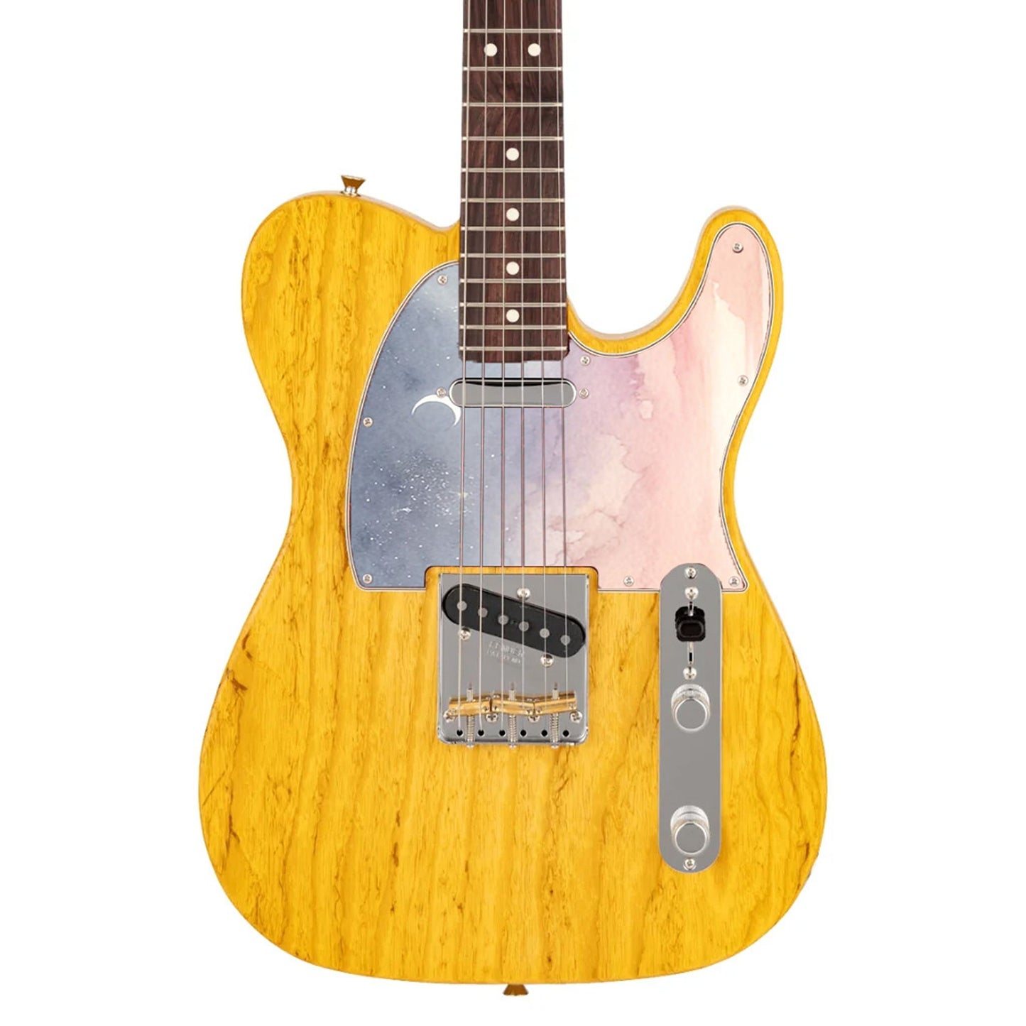 Fender Telecaster Gitárkoptató - Egyedi Telecaster pickguard - Pastel Sunset