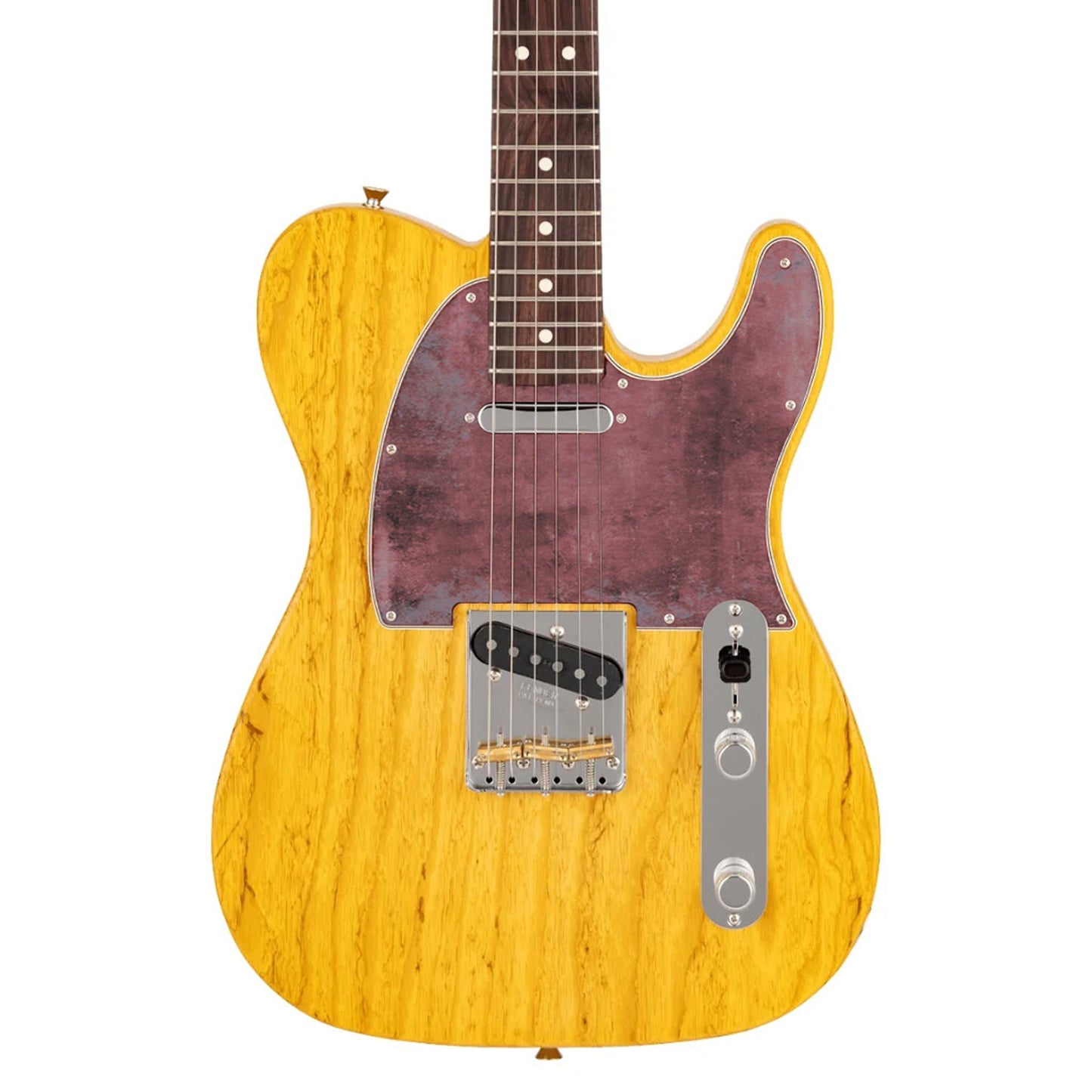 Fender Telecaster Gitárkoptató - Egyedi Telecaster pickguard - Rum and Raisin