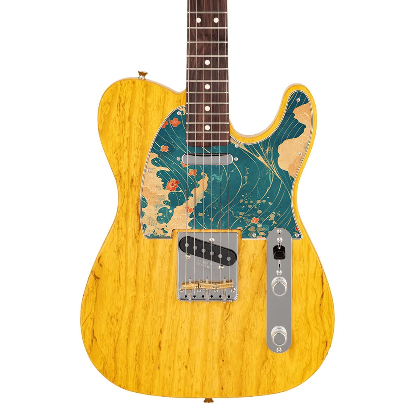 Fender Telecaster Gitárkoptató - Egyedi Telecaster pickguard - Japanese Waves