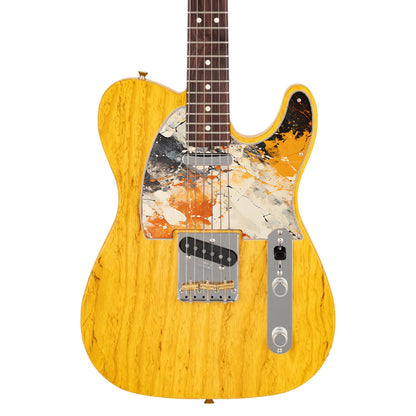Fender Telecaster Gitár koptató - Egyedi Telecaster pickguard - Pollock Inspired