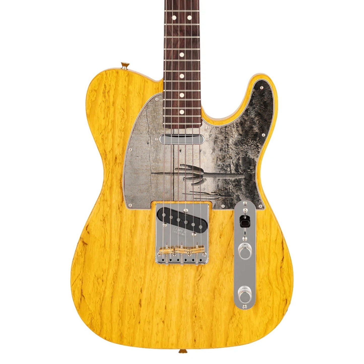 Fender Telecaster Gitár koptató - Egyedi Telecaster pickguard - Textures of Texas